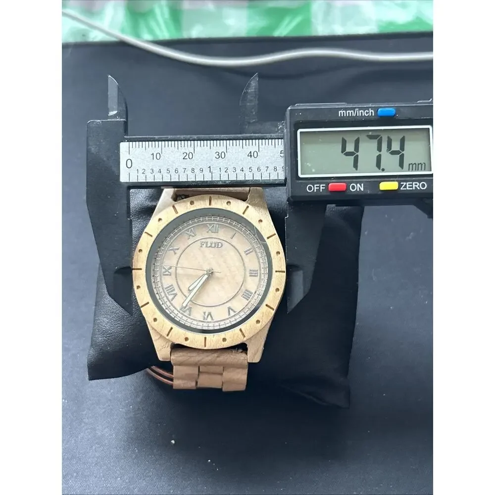Flud Men’s Wood Quartz Watch